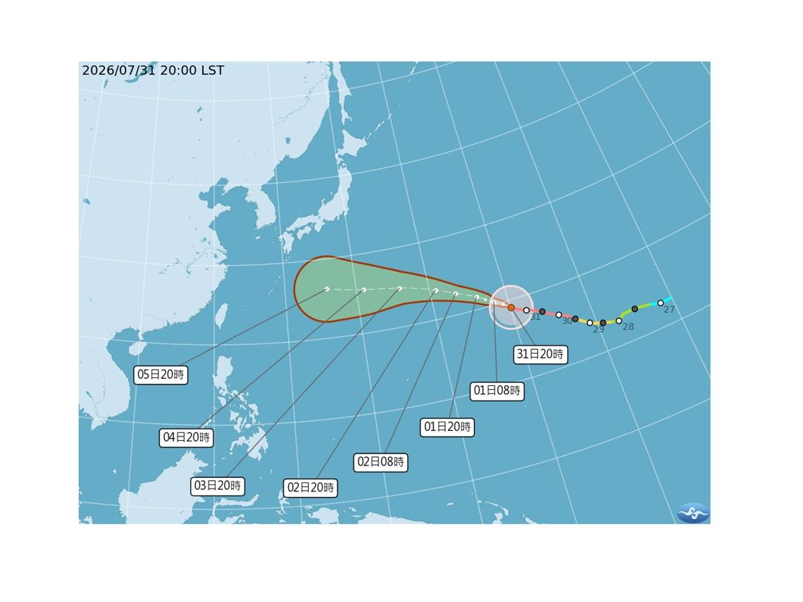 天氣／白海豚強颱「增壯增大」還沒來台灣亂、36度高溫先熱爆到這天！颱風最新路徑圖、10日報搶先看